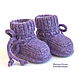 Order Warm knitted booties for babies. Alpaca. Olgamusinaekb. Livemaster. . Babys bootees Фото №3