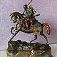 Статуэтка Самурай на коне (статуэтка самурая из бронзы, коричневый). Статуэтки. Арт-галерея «Cultural heritage”. Ярмарка Мастеров.  Фото №5