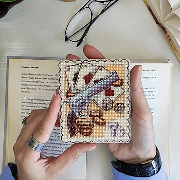Канцелярские товары ручной работы. Ярмарка Мастеров - ручная работа Книжная закладка «Револьвер» | Серия Western Post. Handmade.