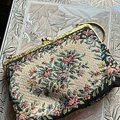 Винтаж handmade. Livemaster - original item Tapestry cosmetic bag, France. Handmade.