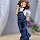Авторская шарнирная кукла Никуша. Шарнирная кукла. Светлана Соколова Finist Doll. Интернет-магазин Ярмарка Мастеров.  Фото №2