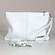 Crossbody Bag White Leather Crossbody Bag Leather Clutch Bag, Clutches, Moscow,  Фото №1