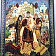 Заказать Ярослав мудрый.Лаковое миниатюрное панно на стену. В гостях у сказки (skazka-kholui). Ярмарка Мастеров. . Картины Фото №3