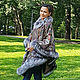 Poncho made of a scarf 'Fairy Tale' with fur. Ponchos. National Brand. My Livemaster. Фото №4