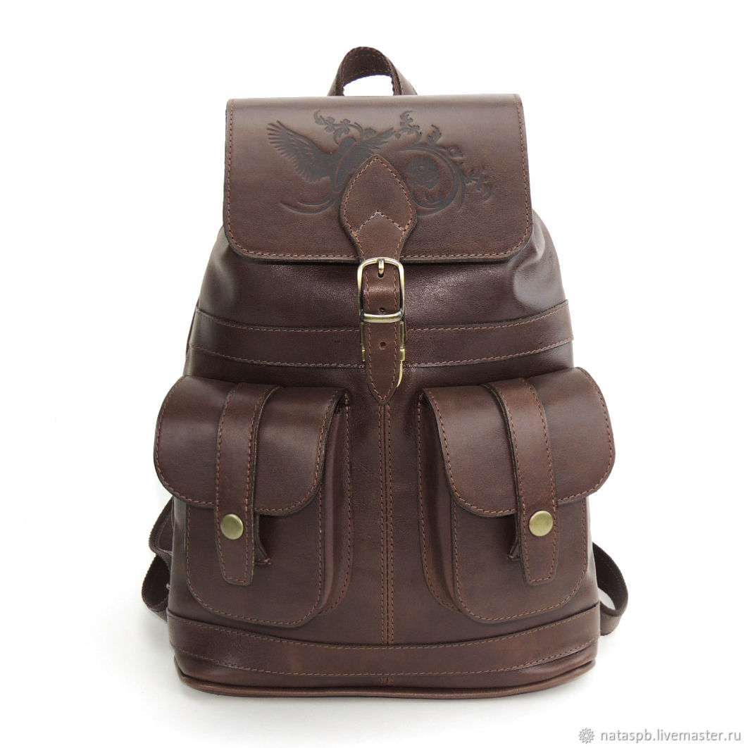 Рюкзак женский кожаный коричневый Ваниль Мод. Р12п-622 – купить онлайн ...