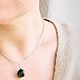 Комплект с серафинитом и серебром. Комплекты украшений. Stones_With_Senses. Ярмарка Мастеров.  Фото №6