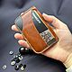 Заказать Картхолдер из натуральной кожи. Carp Leather Craft | C.L.C. Ярмарка Мастеров. . Картхолдер Фото №3