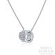 Колье zero серебро 925 пробы в инкрустации фианитов. Колье. MARIA GUSEVA Fashion Jewelry. Интернет-магазин Ярмарка Мастеров.  Фото №2