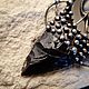 Obsidian pendant with halagaz fleece (p-011-06). Pendants. #Ofel_way. Online shopping on My Livemaster.  Фото №2