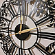 Часы настенные из металла "Demetra" 65 см. Часы классические. Smith & Co.. Интернет-магазин Ярмарка Мастеров.  Фото №2
