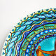 Order 'Harmony Yin-Yang' decorative plate Mandala d 19 cm. Art by Tanya Shest. Livemaster. . Plates Фото №3