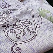 Ткань лен сетка умягченный 100% лён - тюль.  Ширина 150см