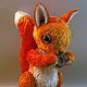 Squirrel Teddy . Stuffed Toys. silvanatabears. Online shopping on My Livemaster.  Фото №2