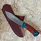 Knife 'Canadian-3' nessmuk h12mf leather mikarta, Knives, Vorsma,  Фото №1