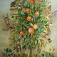 Картина " Апельсиновое дерево с райскими птичками", Картины, Балашиха,  Фото №1