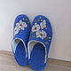 Order Felted women's slippers with prevention. Obuffca. Livemaster. . Slippers Фото №3