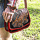 Order Women's leather handbag with furious dragon. schwanzchen. Livemaster. . Classic Bag Фото №3