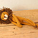 Knitted lion long legged toy. Stuffed Toys. Amigurushka. My Livemaster. Фото №5