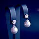 Earrings with artificial pearls Majorica. Earrings. White Book. Online shopping on My Livemaster.  Фото №2