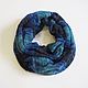 Snudy: Snood scarf knitted in two turns from kid mohair, Snudy1, Cheboksary,  Фото №1