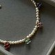 Чокер из натурального жемчуга с подвесками. Бусы. yashan_jewelry. Интернет-магазин Ярмарка Мастеров.  Фото №2
