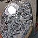 Pendant with lacquer miniature Roses white flowers painting on stone. Pendant. Olesy Losygina. My Livemaster. Фото №4