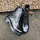 Women's Shoes Fashion Black Leather / black Snake Lace-up. Boots. Hitarov (Hitarov). My Livemaster. Фото №6