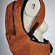 Orange Anatomic Backpack. Backpacks. Lollypie - Modiste Cat. My Livemaster. Фото №5