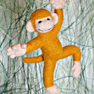 Куклы и игрушки ручной работы. Ярмарка Мастеров - ручная работа Обезьянка. Handmade.