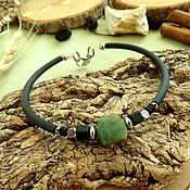 Украшения handmade. Livemaster - original item Bracelet with emerald. Handmade.