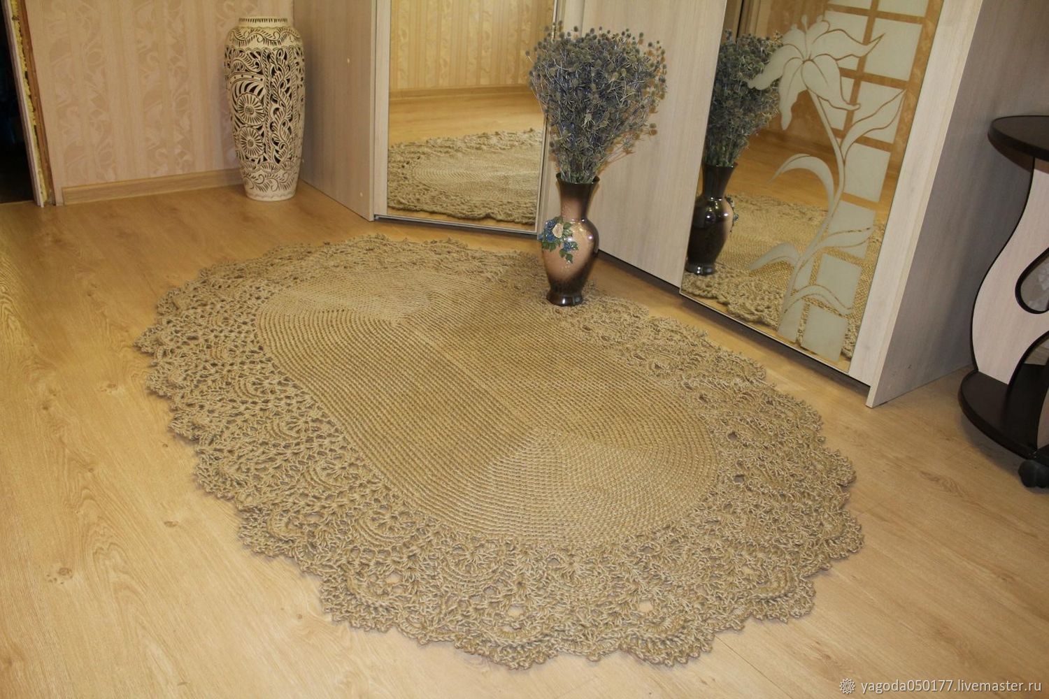 Carpet jute 'Oval'', Carpets, Kaluga,  Фото №1
