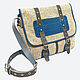 Men's bag: Messenger bag textile with leather STUDENT, Men\'s bag, Izhevsk,  Фото №1