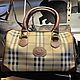 Винтаж: Винтажная сумка Burberry Nova Check Mini Boston. Сделано в Италии, Сумки винтажные, Калининград,  Фото №1