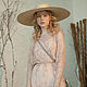 Straw boater hat with very large brim. Hats1. Exclusive HATS. LANA ANISIMOVA.. My Livemaster. Фото №4