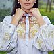 Льняное вышитое платье,, Поцелуй ангела", Платья, Шостка,  Фото №1