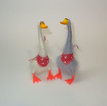 Куклы и игрушки ручной работы. Ярмарка Мастеров - ручная работа Гуси. Handmade.
