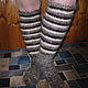 Women's knitted knee socks, Knee, Klin,  Фото №1