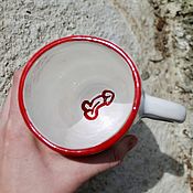Посуда handmade. Livemaster - original item Cup Mug dick on the bottom Mug with a surprise as a gift. Handmade.