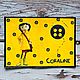 Leather passport cover for Coraline in the land of nightmares Coraline, Passport cover, Elektrostal,  Фото №1