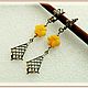 Earrings 'flowers in the gazebo' amber Melchior. Earrings. Frollena II. Natural Baltic amber. Online shopping on My Livemaster.  Фото №2