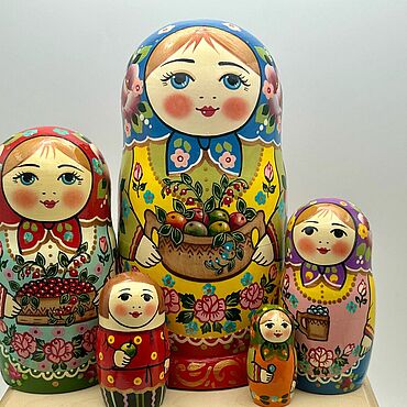 Русский стиль ручной работы. Ярмарка Мастеров - ручная работа Матрешка осенние дары. Handmade.