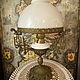 Винтаж: Масляная лампа «Старая Голландия»Бронза .Голландия . 1960, Лампы винтажные, Тилбург,  Фото №1