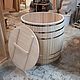 Wooden barrel of 300 litres water. A barrel for a bath, , Tomsk,  Фото №1