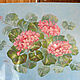 Order Rose geranium. Oil painting. Siberian decor. Livemaster. . Pictures Фото №3