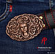 Leather belt'Medusa Gorgon'. Straps. apanasovru. Online shopping on My Livemaster.  Фото №2