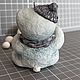 Елочная игрушка Задумчивый Мишка. Игрушка ручной работы. Елочные игрушки. Юля (juli-toys-crimea). Ярмарка Мастеров.  Фото №11