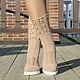 Summer boots-transformers ' Kristina'. High Boots. KnittedBoots. My Livemaster. Фото №6