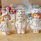 Set - Kids in Christmas costumes. Christmas decorations. Porcelain story. Online shopping on My Livemaster.  Фото №2