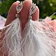 Серьги Paula. Серьги классические. MJ Bride Свадебные украшения. Интернет-магазин Ярмарка Мастеров.  Фото №2