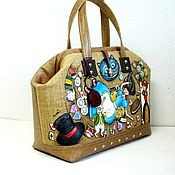 Сумки и аксессуары handmade. Livemaster - original item Bag: Alice in Wonderland. Handmade.